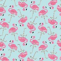 Tossed Flamingo
